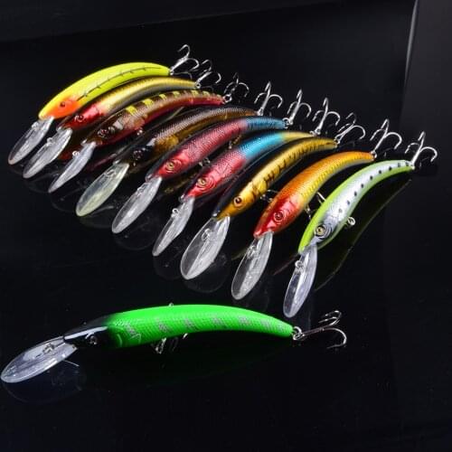 1PCS Fishing Lure Minnow Crankbait Hard Bait Tight Wobble Slow sinking Jerkbait Fishing Tackle 3D Eyes