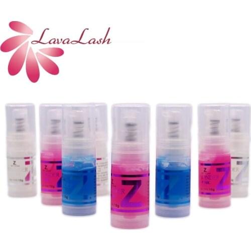 Original Korea 10 Bottles Sky Zone Debonder Fast Sensitive Eyelash Extensions Sky Glue Gel Remover 15g No Burning remover tools