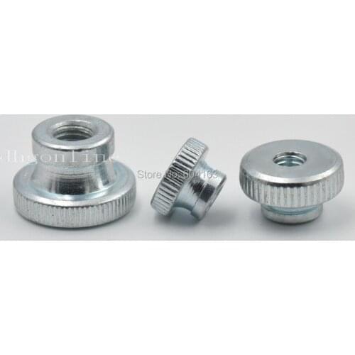 10 Pcs M5 Knurl Nuts Metric Thread Brass Fasteners & Hardware Knurled