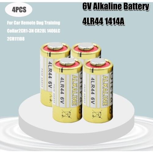 4pcs/lot 4LR44 Primary Dry Batteries 476A L1325 6V Alkaline Battery Cells Car Remote Watch Toys Calculator Drop Ship