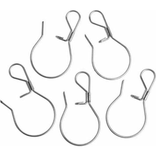 5 Pcs/pack Fish Lock Stainless Steel Live Fishes Buckle Fishing Tackle Snaps Portable Accessories