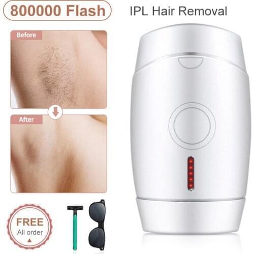 Laser Epilator 800000 Flash Professional Permanent Ipl Hair Removal Photoepilator Home Light Pulses Depilatory Body Face