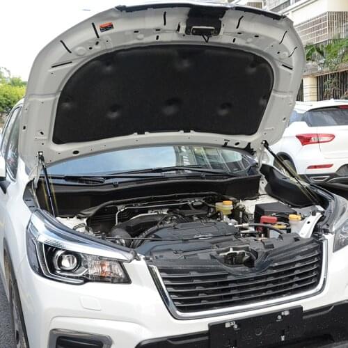 For Subaru Forester SK 2019 2020 2021 Black Engine Cover Supporting Rod Hydraulic Hood Support Poles Gas Springs