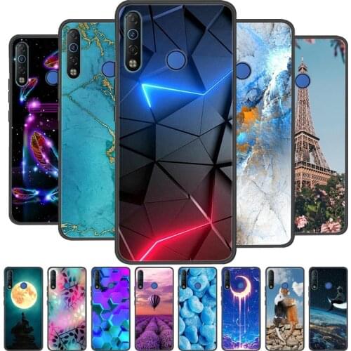 For Tecno Camon 12 Case Wolf Cartoon Silicon Soft TPU Back Cover For Tecno Camon 12 Phone Cases for Tecno Camon 12 Camon12 Coque