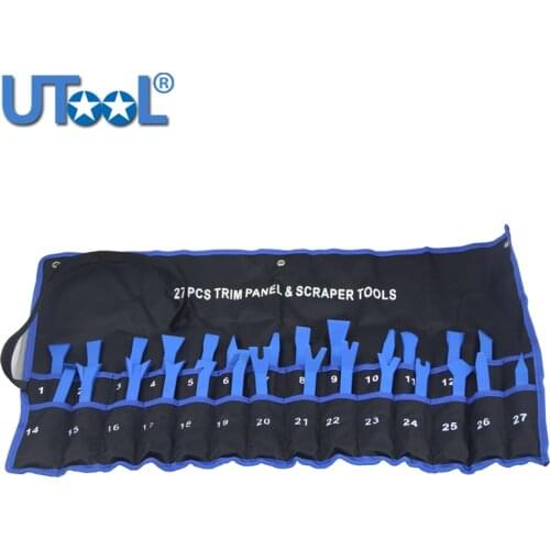 27pcs Trim Pannel Scraper Tool Set Panel Dash Audio Radio Stereo GPS Rmeoval Tool