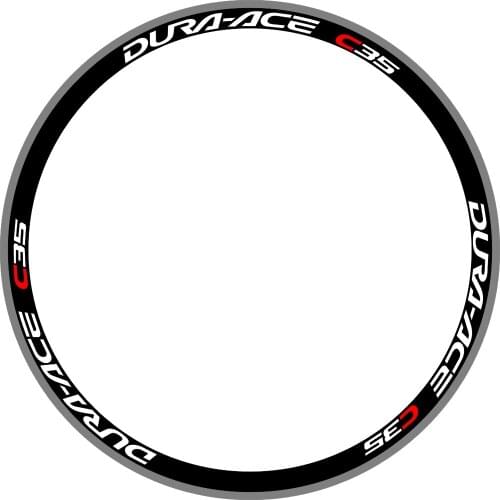 FOR 35mm Rims Wheel Stickers Rims Decals Waterproof Sticker Reflective For C35 Bicycle Bike Cycle Rim Decals TWO WHEELS