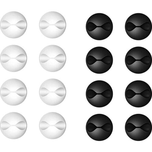 Desktop Cable Organizer, Data Cable Holder, Wire Clamp, 8 Pieces, Cable Clamp, Self-Adhesive Wire Rack, Wire Clamp CNIM Hot