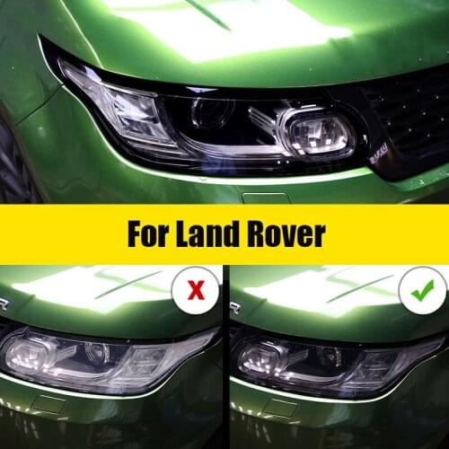 Car Headlight Film Transparent TPU Sticker For Land Rover Range Rover Sport Discovery 5 Sport Vogue Velar Evoque L494 L405