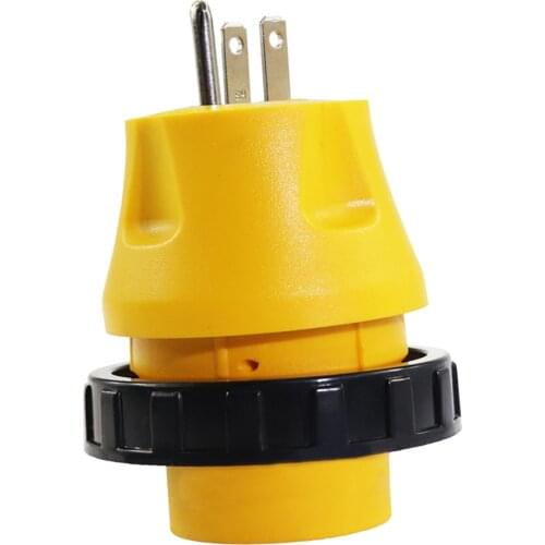 RV Electrical Adapter Plug 15 AMP Male to 30 AMP Female for Motorhome Camper
