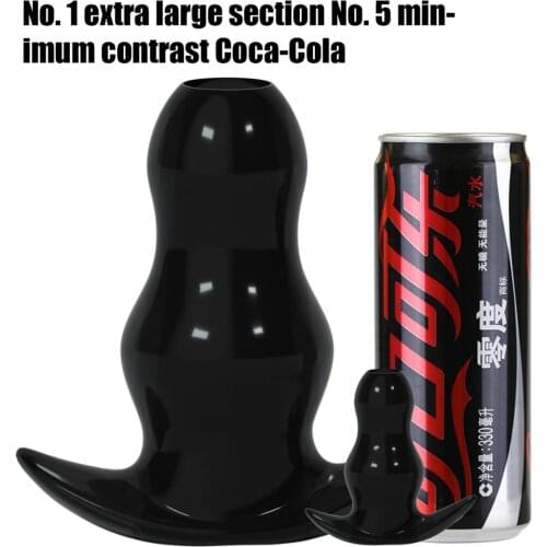 Silicone Hollow Dildo Anal Plug Anal Sex Toys For Women Men Prostate Massager Anal Expanding Dilator Stimulator Adult Products