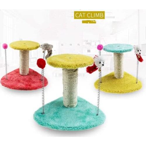 Kitten scraper cat tree Tower scratching post cat scratches sisal rope toys cat scratcher krabpaal rascador gato arbol