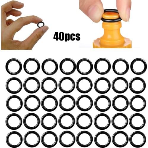 40Pcs 3/8 O-Rings For Pressure Washer Hose Quick Disconnect Garden Irrigation Tool Accessories Replacement