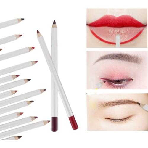 1Pcs Lipstick Lip Pencil Professional Matte Waterproof Lip Liner Long Lasting Charming Lipliner Contour Makeup Lipstick TSLM1