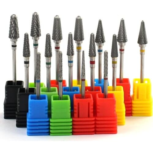 1pc Carbide Nail Drill Bit Electric Manicure Drills Bits Milling Cutter Nail Art Equipment Pedicure Files Tools Accessories
