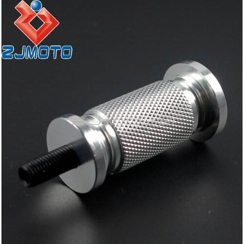1x Motorcycle Silver Shifter Peg Foot Toe Peg Custom Shifter Peg For Harley Sportster Softail Dyna Bobber Chopper Cafe Racer