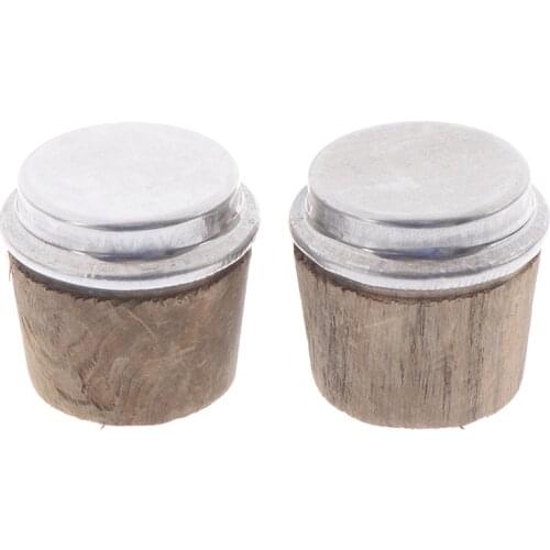 2pcs 40mm Bottom Diameter Wood Thermos Bottle Cork Plug Lid Cap Stopper Kettle Parts Home Vacum Flask Replace Kettle Accessories
