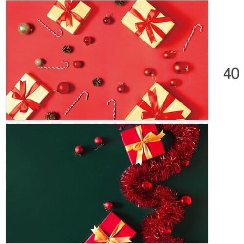 57X87CM PVC Double sides printing Waterproof Photo Studio Photography Christmas Background for Food shoes Gift Jewelry Bag Photo