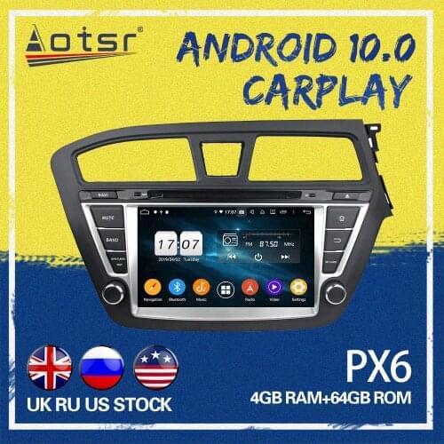 AOTSR Car GPS NAVI For Hyundai I20 2014-2018 LHD RHD Android 10.0 Car Navigation Touch Screen Octa Core Car Radio Play