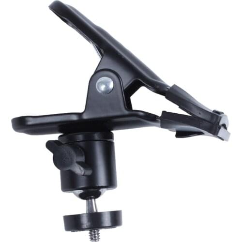 AU42 -Multi-function metal Spring Clamp Clip w/ Ball Head for Camera Flash Photograph