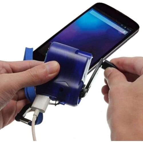 USB Emergency Charger Hand Crank Power Dynamo Portable Multi Tool for Phone Camping Travel Charger Outdoor Survival Tools