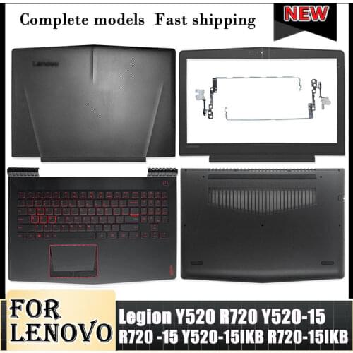 For Lenovo Legion Y520 R720 Y520-15 R720 -15 Y520-15IKB R720-15IKB Laptop LCD Back Cover/Front Bezel/Hinges/Palmrest/Bottom Case