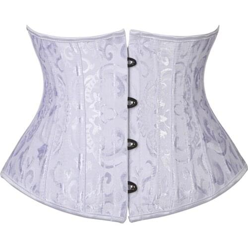 Waist Trainer Gothic Underbust Corset and Waist Cincher Bustiers Top Workout Shape Body Sexy Lingerie Slimming Belt Shapewear