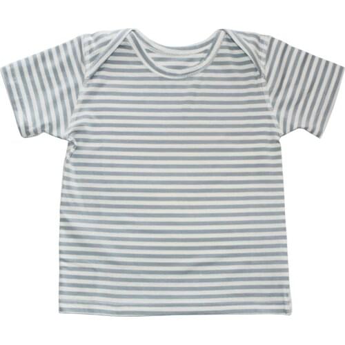 2019 Summer Newborn Bamboo Cotton Baby Boy And Girl Clothes,Baby Strips Short Sleeve T shirt