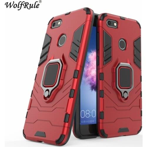 Holder Magnetic Case For Huawei P9 Lite Mini Case 5.0" SLA-L02 SLA-L22 SLAL03 Finger Ring Cover For Huawei Y6 Pro/Nova Lite 2017