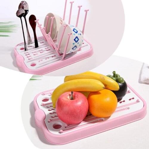 Multifunctional Baby Milk Bottle Drying Rack Storage Nipple Shelf Cleaning Fruit Cup Holder Baby Pacifier Feeding Cup Holder