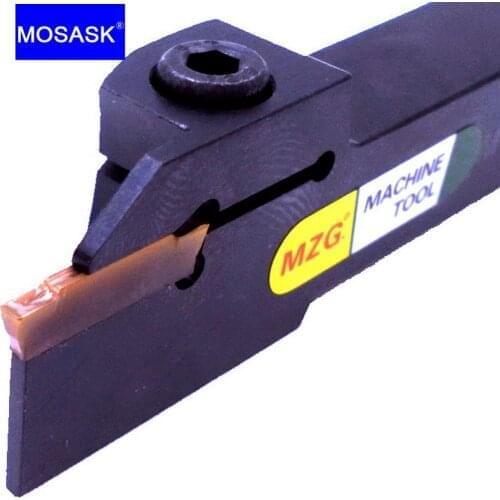 MOSASK MGEHR 10 12 16 mm CNC Groove Cutter Lathe Toolholder MGMN Carbide Inserts Grooving Cut-Off Turning Tools