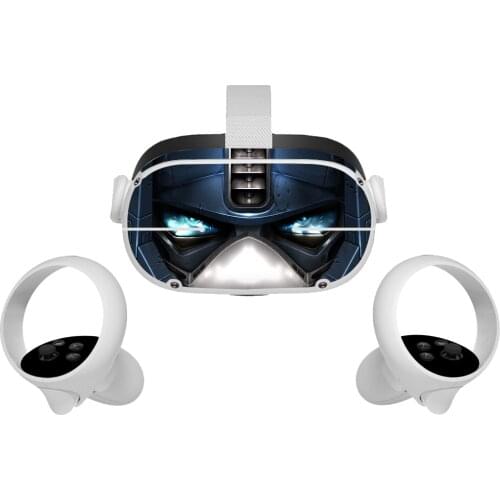 Cool design PVC decal Skin Sticker for Oculus Quest 2 VR glasses Accessories Virtual Reality Cartoon Stickers decals for Quest2