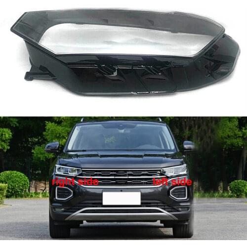 For Volkswagen VW Tayron 2019 Front Headlamps Transparent Lampshades Lamp Shell Headlights Shell Cover