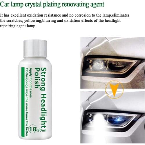 New Car Headlight Repair Agent 50ml Vehicle Maintenance Supplies Car light retreading agent Automobile headlamp repair fluid Hot