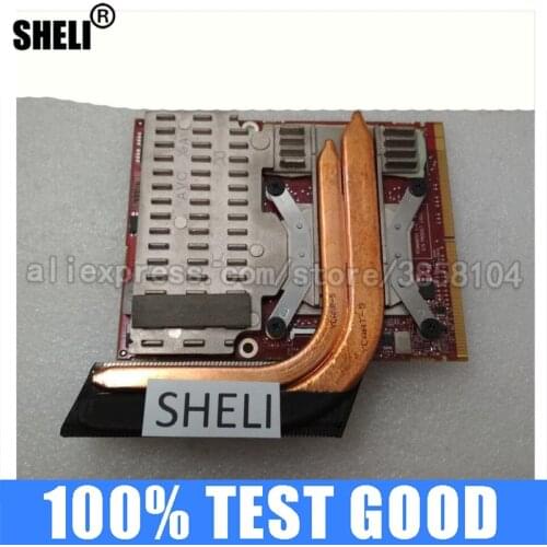 SHELI for Dell Alien-ware M17x R2 HD 4870 4870M Video Card 1G DDR3 Inspiron Intel with Heatsink 2TKKD 2YVP1 02YVP1 CN-02YVP1