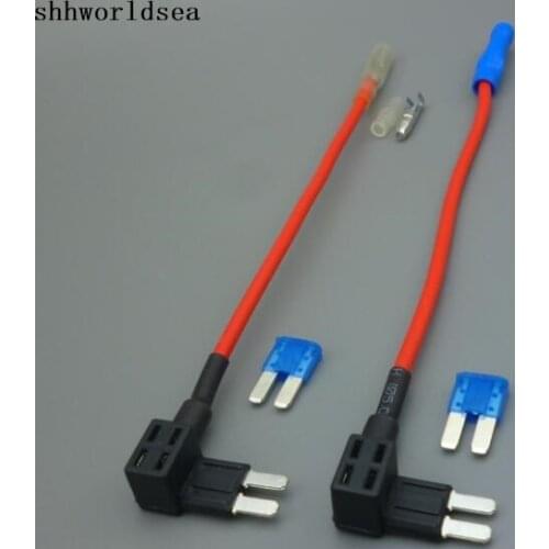 Shhworldsea 1pcs 15A Micro2 ATR Automotive Fuses tap Add A Circuit Fuse Boxes Holder Piggy Back Fuses Tap for New ford
