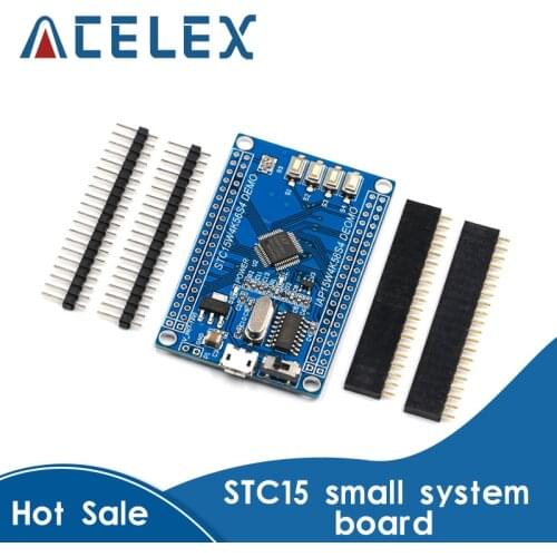 STC15 small system board IAP15W4K58S4 core board STC15W4K56S4 Supports UART