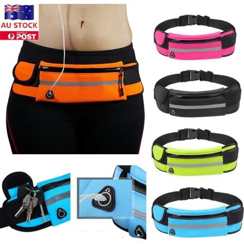 Outdoor Jogging Phone Waterproof Sport Waist Belt Bum Pouch Fanny Pack Camping Running Hiking Bag Men Women Bag