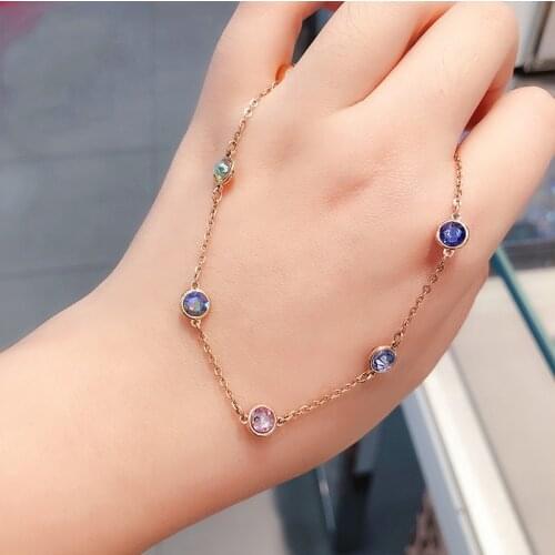 1: 1 Retro Rainbow colourful Bracelet for Women