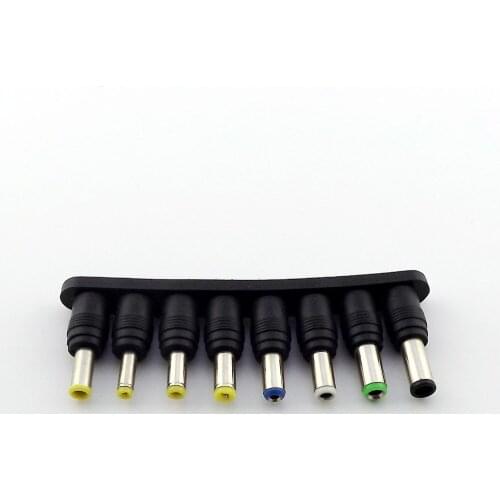 10pcs 8Pcs/1 Lot Universal DC AC 2 Pin Plug Straight Charger Tip Power Adapter Laptop