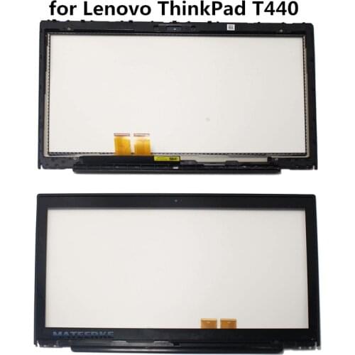 100% NEW with Frame 14.0" Touch Digitizer Glass Replacement Parts for Lenovo ThinkPad T440