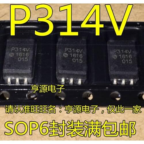 10PCS P314V ACPL-P314V ACPL-P314 SOP-6
