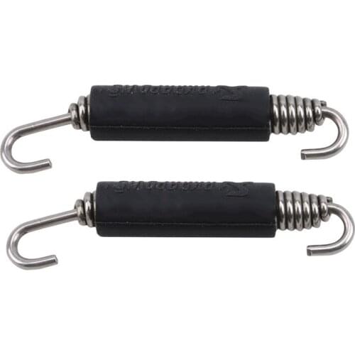 2PCS Hard Mini Universal Exhaust Pipe Spring Hook Practical Thicken Lengthen Durable Stainless Steel Modified Vehicle Motorcycle