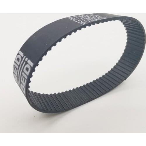 Black Rubber MXL Type 198MXL-228MXL( B248MXL-B285MXL) Timing Pulley Belt 2.032mm Picth 6/10mm Width Synchronous Belt