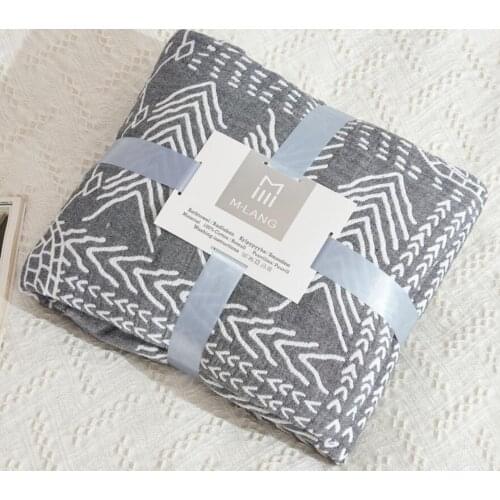 Cotton Gauze Muslin Throw Blanket for Baby Bedding Sheets Patio Garden Lounge Chair Cover Tablecloth