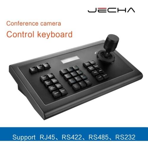 Jecha K1000 Conference Keyboard Controller Joysticker PTZ Keyboard Controller RS232/RS422/RS485 3D Joystick Camera Controller