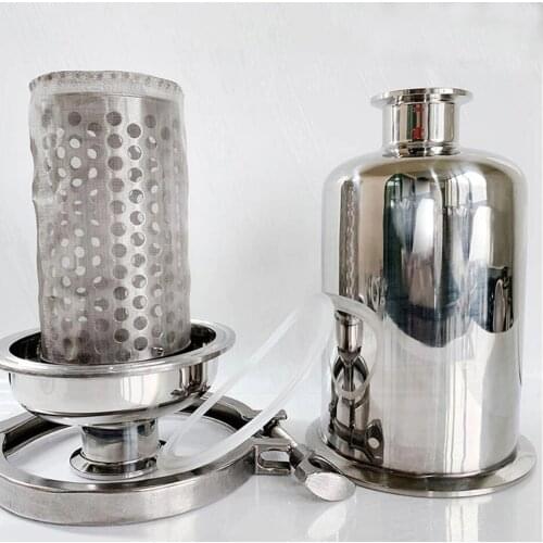 Short 1.5 inch Ferrule 50.5mm Tri Clamp Inline Strainer 102mm Body Tri Clover Filter Sanitary Stainless Steel SUS304