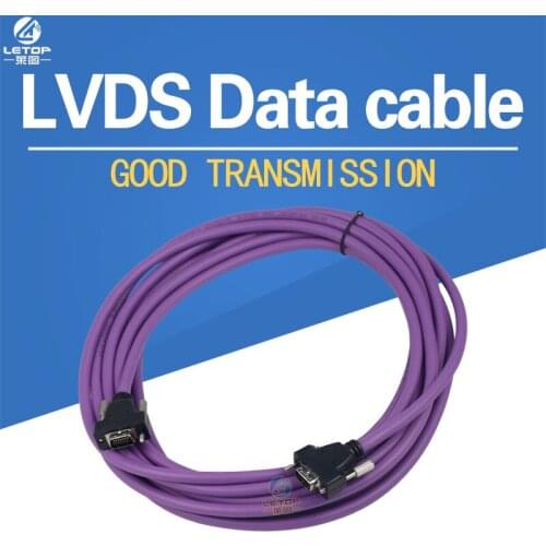 LETOP 1PCS High Quality14P PCI Purple Cable 4M 6M 9M for JHF Infiniti Xaar Large Format Printer