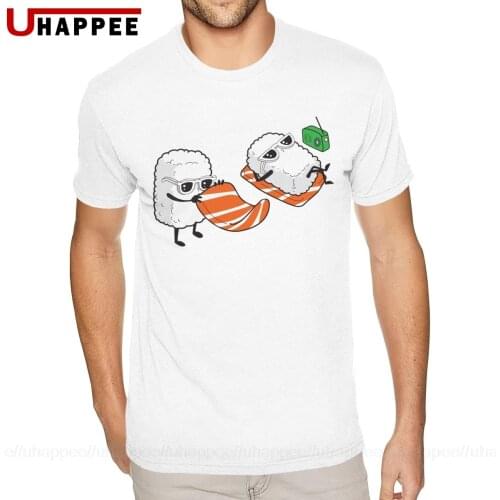 Salmon Sushi On Holiday Teeshirts Youth Guy Great Quality Tees Shirts Man Short Sleeves Discount Brand Official Apparel