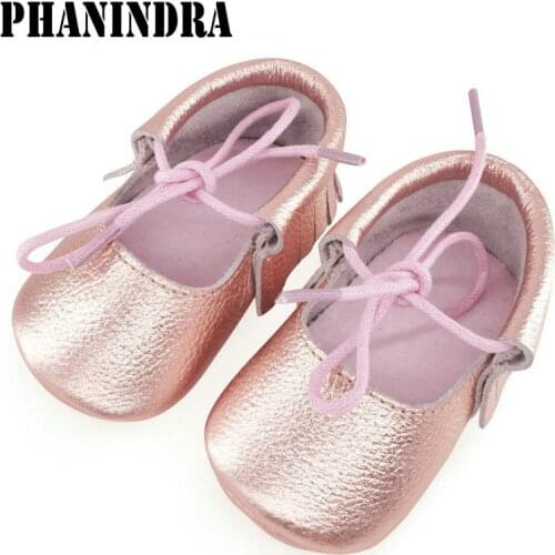 2020 New born girl shoes Soft Bottom Fashion Tassels Baby Shoes Moccasin Newborn leather First Walkers baby schoenen
