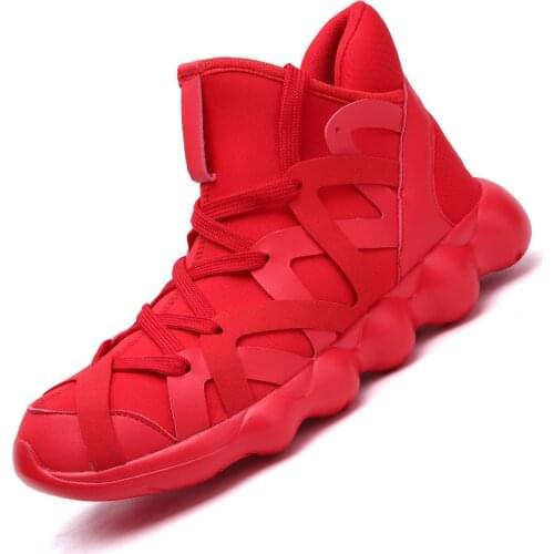 2021 New Summer Breathable High-Top Mens Shoes Sneakers Leather Sports Leisure Outdoor All-match Fashion Vulcanized Shoes